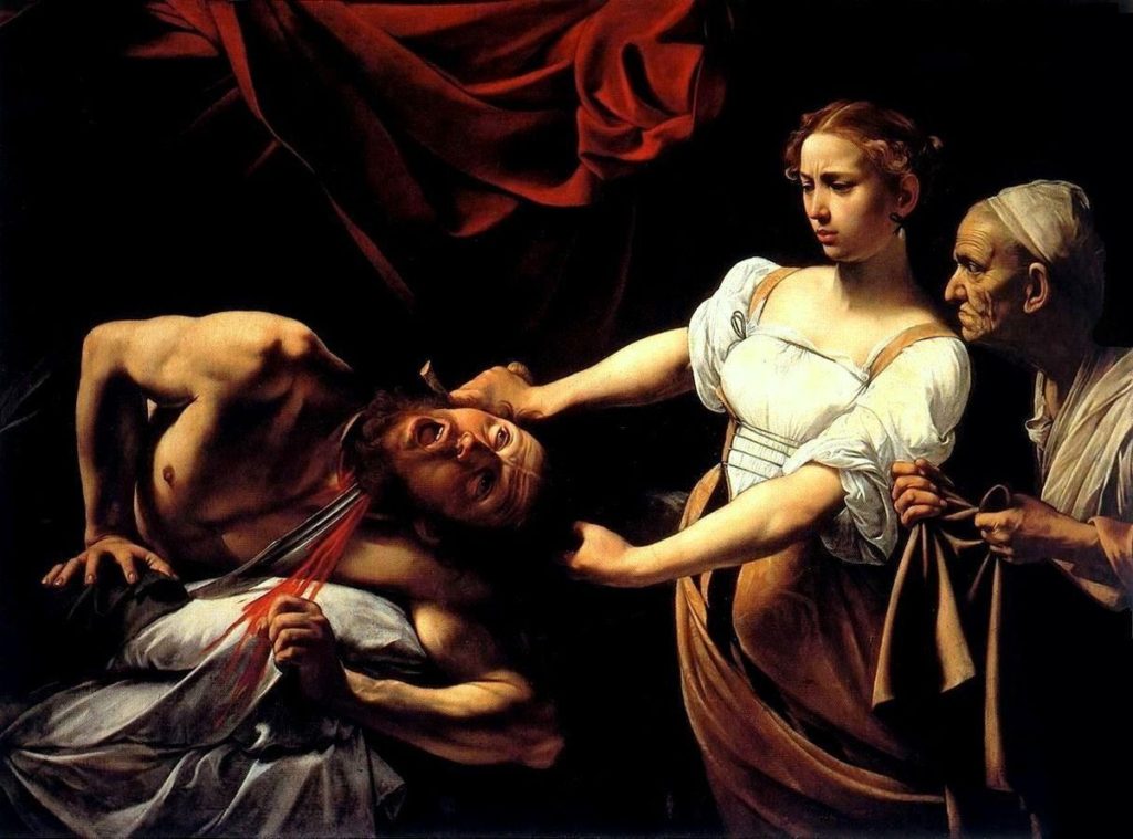 Judith beheading Holopherne, Caravaggio (1598-9)