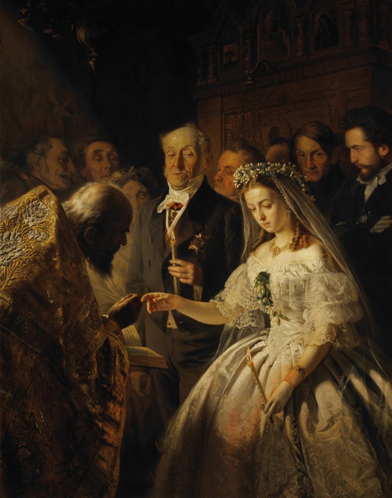 The unequal marriage, Vasili Pukirev (1863)