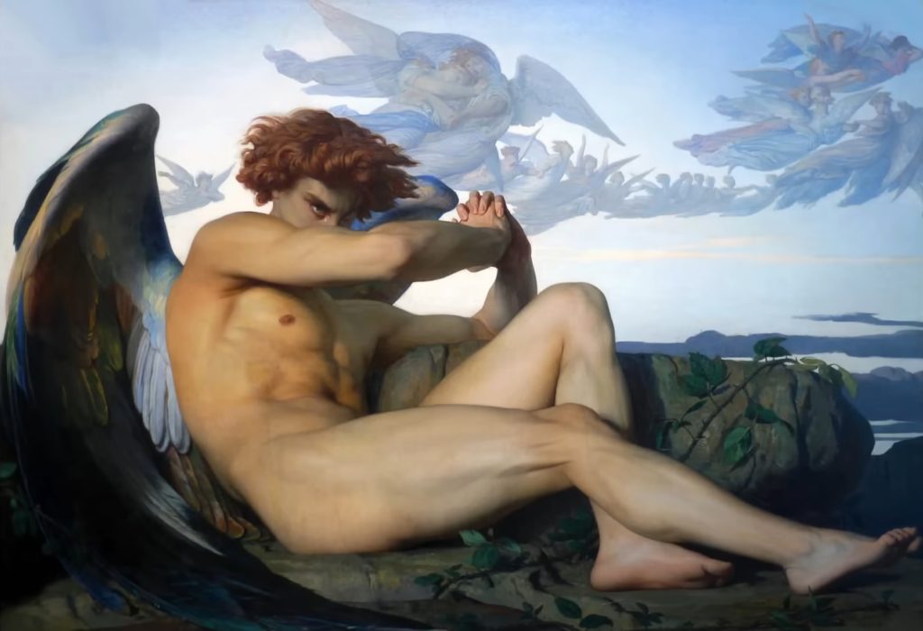 The fallen angel, Alexandre Cabanel (1847)